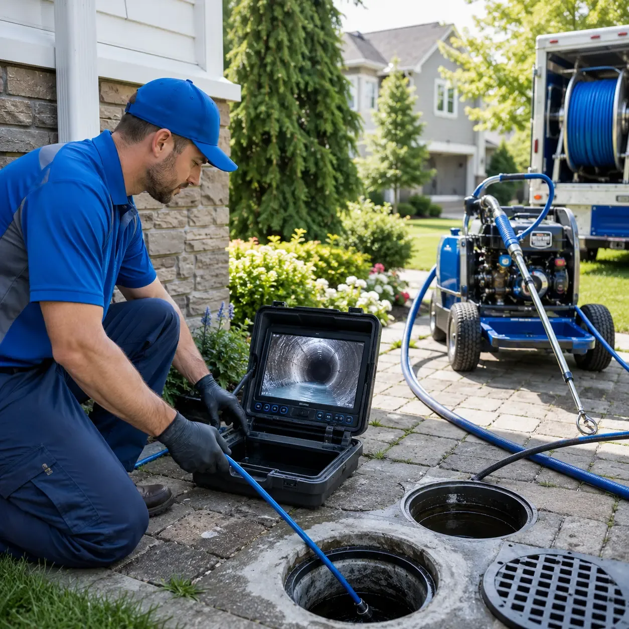 Outdoor drain cleaning professionals serving Weatherby, MO